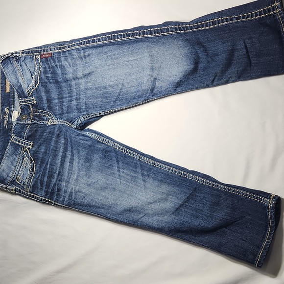 Silver Jeans McKenzie Capri Jeans Size 26 Inseam 21" - Picture 3 of 4